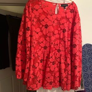 Like New Lane Bryant Baby Doll Blouse Size 22